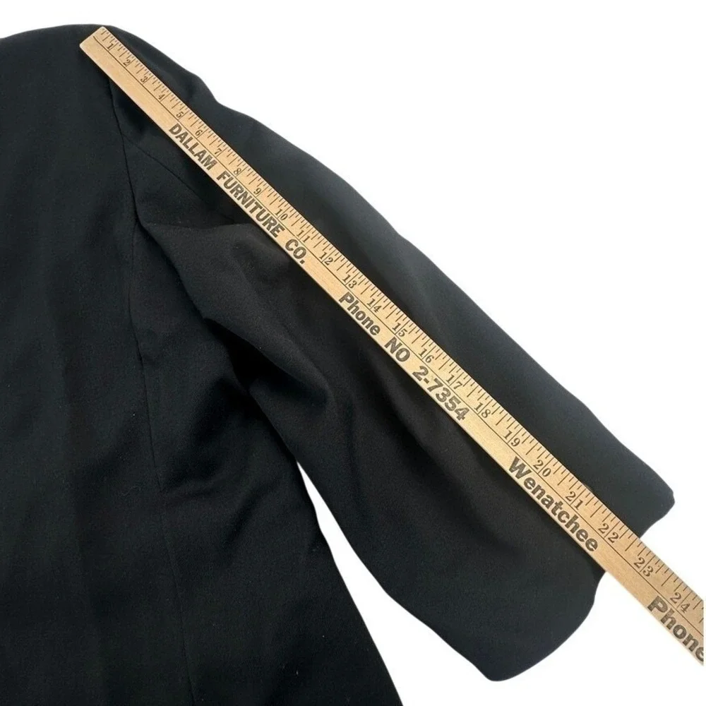 Versini Mens‎ Tuxedo 52L Jacket Black Wool 2 Piece Blazer Pants 53 x 24 Short